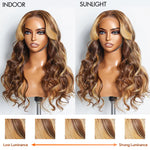Load image into Gallery viewer, 24″ P4/27 Body-Wave 5×5 Glueless Lace Closure Wig – 100% Human Hair
