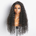 Load image into Gallery viewer, 28″–34″ Deep‑Wave Glueless Lace Front Wig – 200% Density, 13×4 Full Frontal
