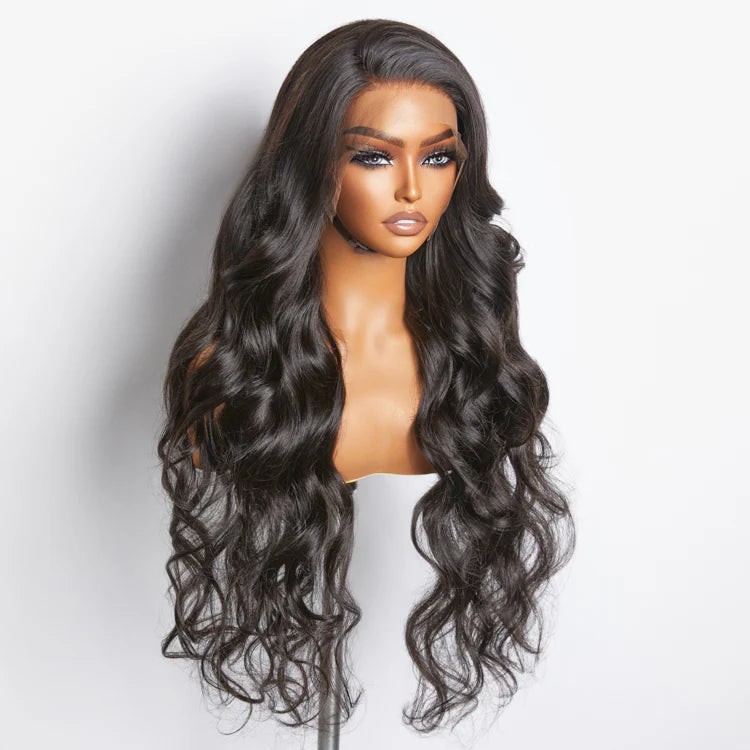200% Density 13x4 Full Frontal Lace Wig Body Wave, 100% Human Hair