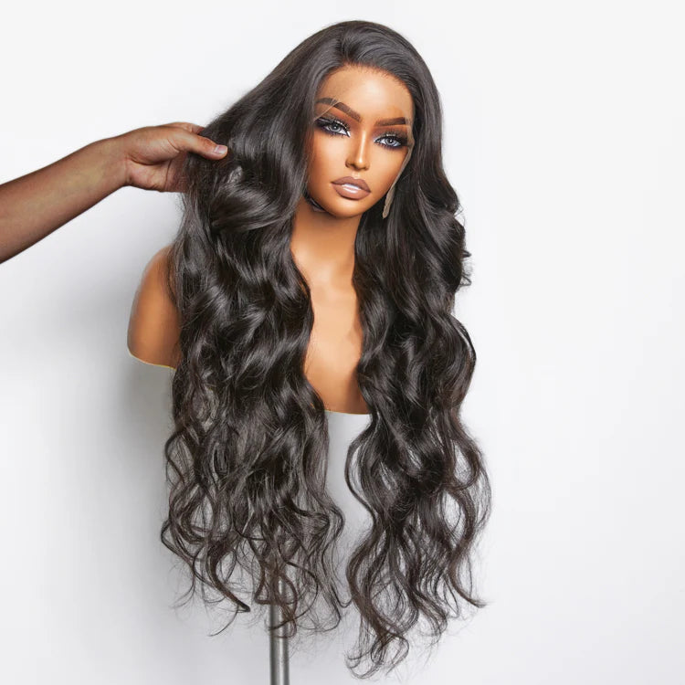 200% Density 13x4 Full Frontal Lace Wig Body Wave, 100% Human Hair
