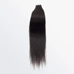 Load image into Gallery viewer, Premium Quality Straight Tape In Remy Hair Extensions #1B Natural Black

