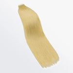 Load image into Gallery viewer, Premium Quality Straight Tape In Remy Hair Extensions #613 Lightest Blonde
