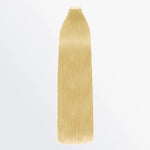 Load image into Gallery viewer, Premium Quality Straight Tape In Remy Hair Extensions #613 Lightest Blonde
