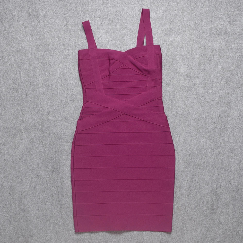 Mini Bodycon Bandage Dress – Curve-Hugging Fit with Luxe Stretch | Night Out Essential