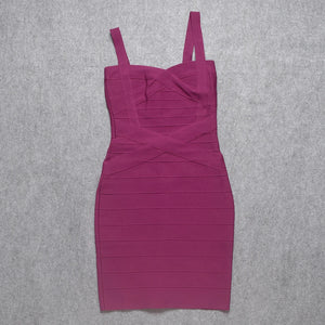 Mini Bodycon Bandage Dress – Curve-Hugging Fit with Luxe Stretch | Night Out Essential