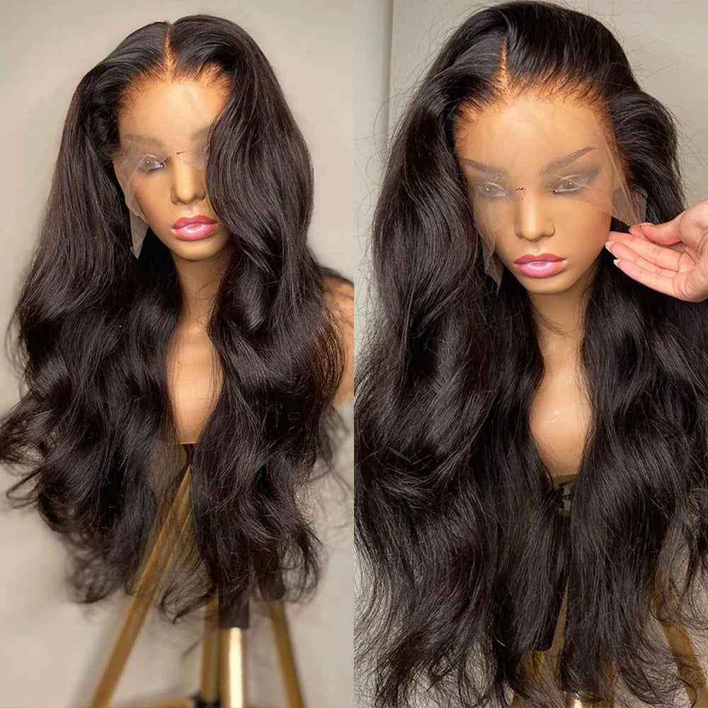 Body Wave Lace Front Wig – 100% Human Hair, Natural & plucked hairline