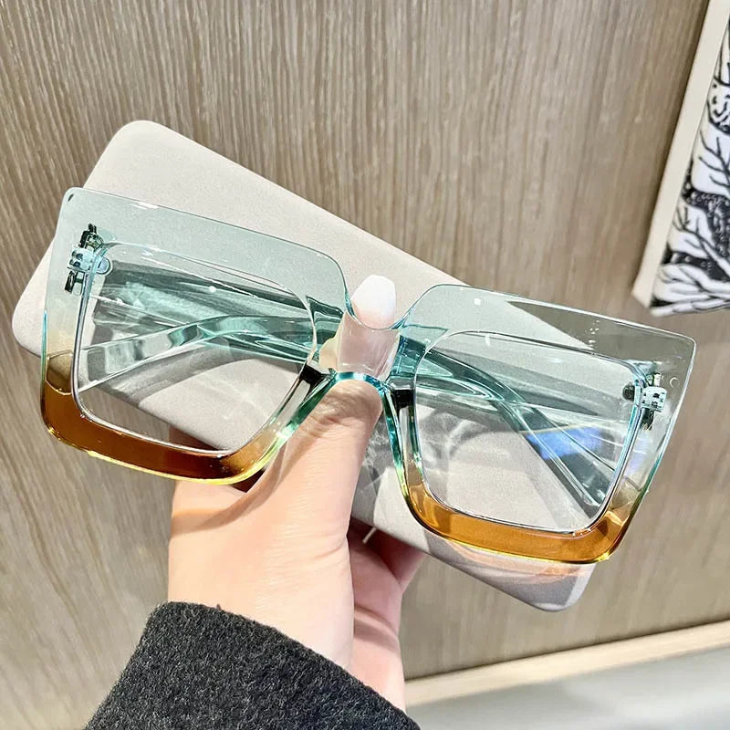 Icon Energy Oversized Square Sunglasses – Bold, Blocky, and Unbothered