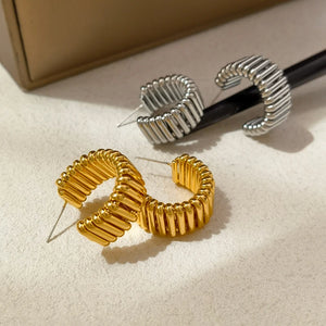 Minimalist Needle Hoops – Bold. Clean. Elevated.