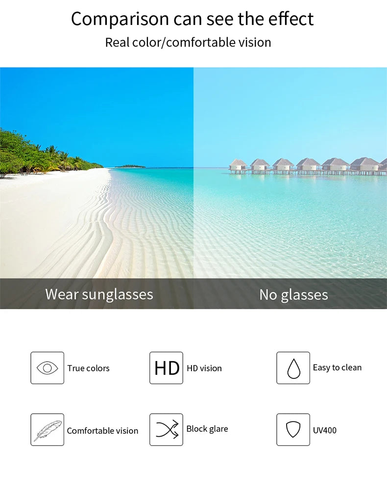 Square Frameless Retro Sunglasses – Bold, Lightweight Statement Shades