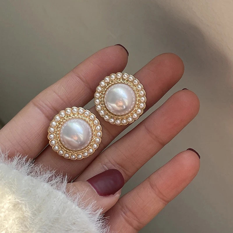 Gold & Pearl Drop Earrings – Timeless Elegance with a Modern Twist