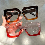 Load image into Gallery viewer, Icon Energy Oversized Square Sunglasses – Bold, Blocky, and Unbothered
