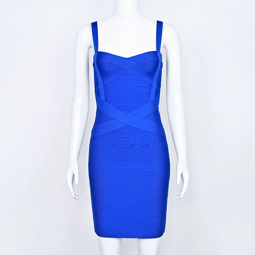 Mini Bodycon Bandage Dress – Curve-Hugging Fit with Luxe Stretch | Night Out Essential