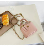 Load image into Gallery viewer, Small Shoulder Bucket Mini Bag Crossbody with Metal Chain – Trendy and Versatile Handbag
