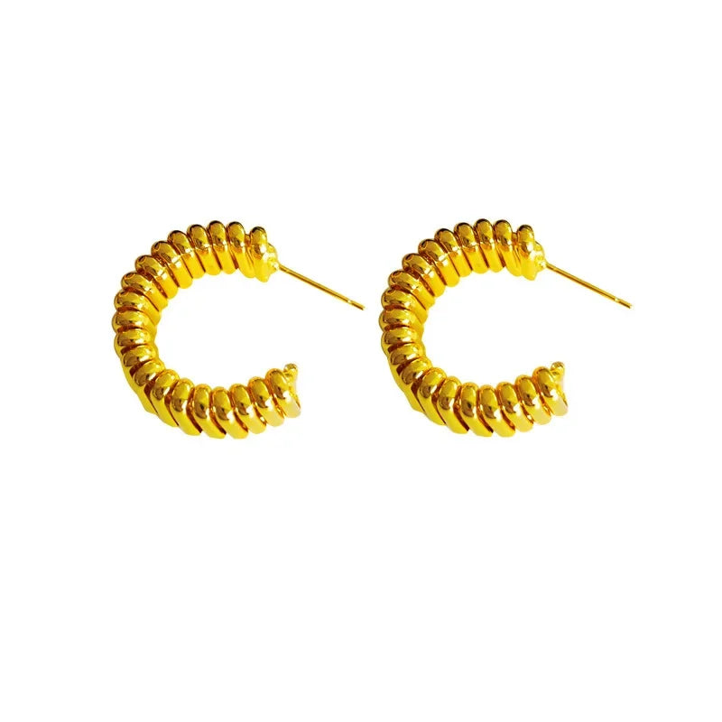 Minimalist Needle Hoops – Bold. Clean. Elevated.