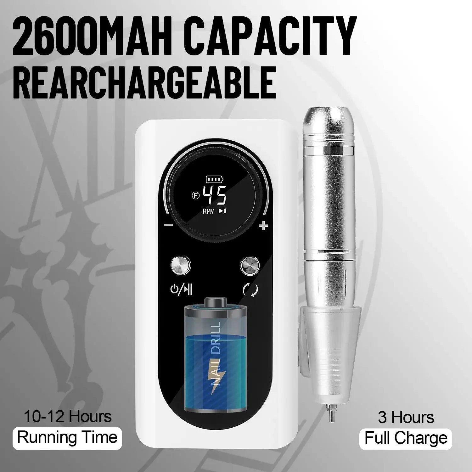 Electric Portable Nail File Machine