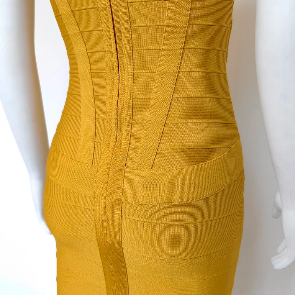 Mini Bodycon Bandage Dress – Curve-Hugging Fit with Luxe Stretch | Night Out Essential