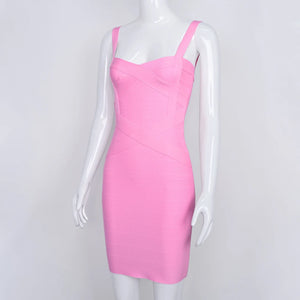 Mini Bodycon Bandage Dress – Curve-Hugging Fit with Luxe Stretch | Night Out Essential