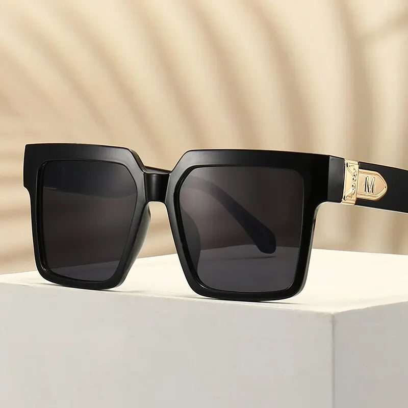 Oversized Square Luxury Sunglasses – Bold Frames, Bougie Energy