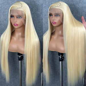 Blonde 613 HD Lace Frontal Wig. Indian Natural Hairline Wig.