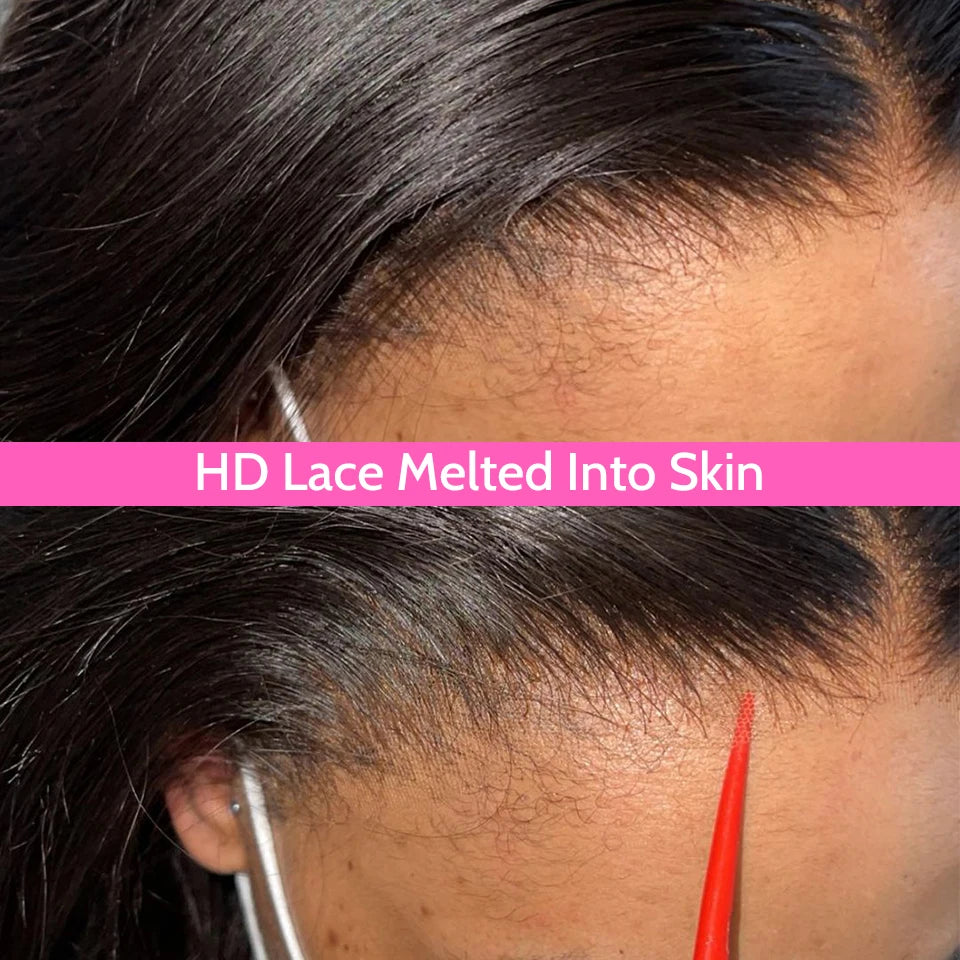 Straight Glueless Lace Front Wig