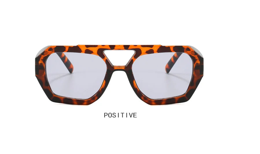 Double Beam Geometric Sunglasses – Futuristic Edge Meets Everyday Cool