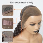 Load image into Gallery viewer, 28″–34″ Deep‑Wave Glueless Lace Front Wig – 200% Density, 13×4 Full Frontal
