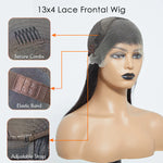 Load image into Gallery viewer, Pre-Plucked 13x4 Lace Front Straight Bob Wig 150% Density
