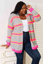 Load image into Gallery viewer, Ribbed Long Sleeve Cardigan
