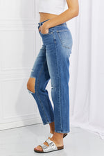 Load image into Gallery viewer, Full Size Emily High Rise Relaxed Jeans Pants
