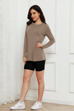 Load image into Gallery viewer, Round Neck Long Sleeve Top
