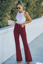 Load image into Gallery viewer, M High Waist Flare Leg Jeans with Pockets
