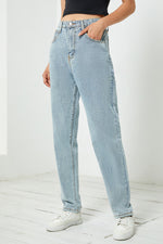 Load image into Gallery viewer, High Waist Straight Leg Jeans
