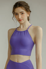 Load image into Gallery viewer, Round Neck Sleeveless Sports Tank Top
