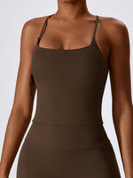 Load image into Gallery viewer, Square Neck Crisscross Back Tank Top
