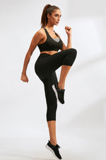 Load image into Gallery viewer, Slim Fit Wide Waistband Active Leggings with Pockets
