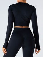 Load image into Gallery viewer, Round Neck Long Sleeve Active T-Shirt
