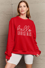 Load image into Gallery viewer, HELLO CHRISTMAS Long Sleeve Sweatshirt
