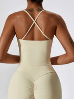 Load image into Gallery viewer, Square Neck Crisscross Back Tank Top
