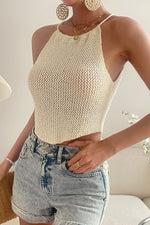 Load image into Gallery viewer, Round Neck Sleeveless Knit Top
