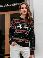 Load image into Gallery viewer, MERRY CHRISTMAS Round Neck Sweater
