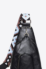 Load image into Gallery viewer, Structured Faux Leather Sling Shoulder Bag
