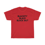 Load image into Gallery viewer, Blackity Black Black 24/7 Tee
