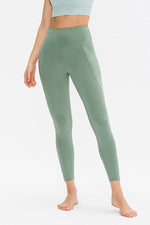 Load image into Gallery viewer, Slim Fit Long Active Leggings with Pockets

