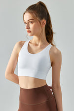 Load image into Gallery viewer, Round Neck Racerback Active Bra
