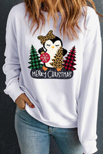 Load image into Gallery viewer, Graphic Round Neck Long Sleeve T-Shirt
