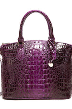 Load image into Gallery viewer, Croc-Effect Structured PU Leather Handbag
