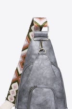 Load image into Gallery viewer, Structured Faux Leather Sling Shoulder Bag

