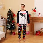 Load image into Gallery viewer, Men MERRY CHRISTMAS Graphic Top and Reindeer Pants Set
