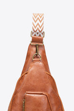 Load image into Gallery viewer, Faux Leather Crossbody Sling Bag – Sleek, Lightweight &amp; Versatile
