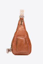 Load image into Gallery viewer, Faux Leather Crossbody Sling Bag – Sleek, Lightweight &amp; Versatile

